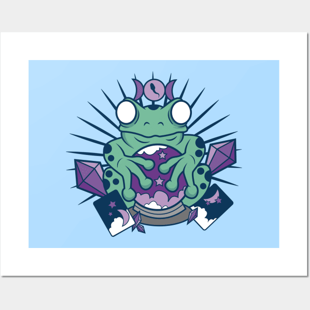 Froggy Fortune Wall Art by Spazzy Newton